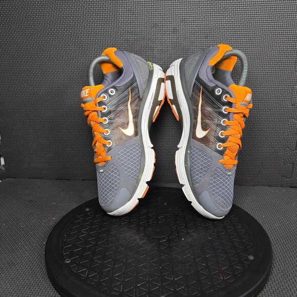 Nike Lunarglide 2 Shoes Womens Sz 8 Gray Orange Trainers Sneakers - Picture 5 of 9